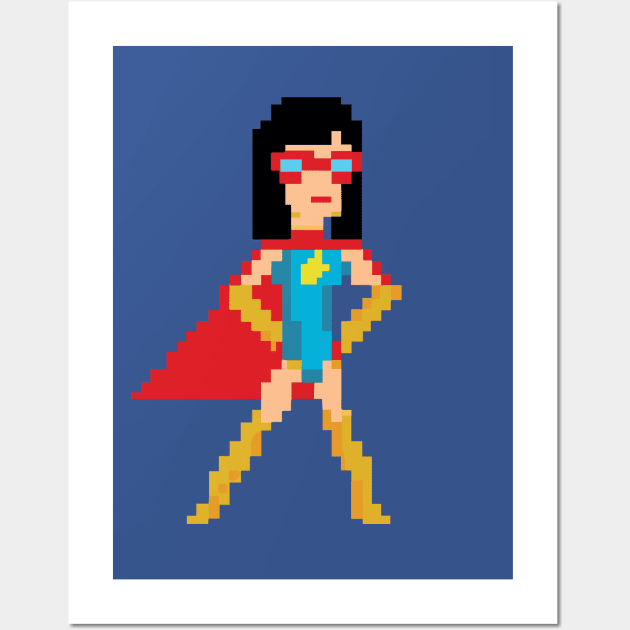 Superheroine Romy Wall Art by wamtees